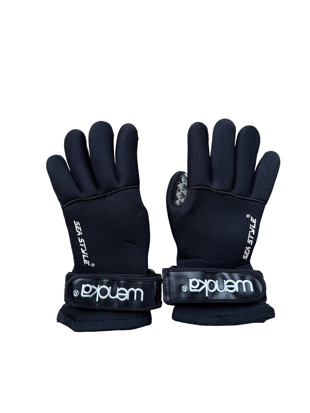 Wenoka Sea Style Diving Gloves Black Scuba Dive Gloves Water Sports Size XS